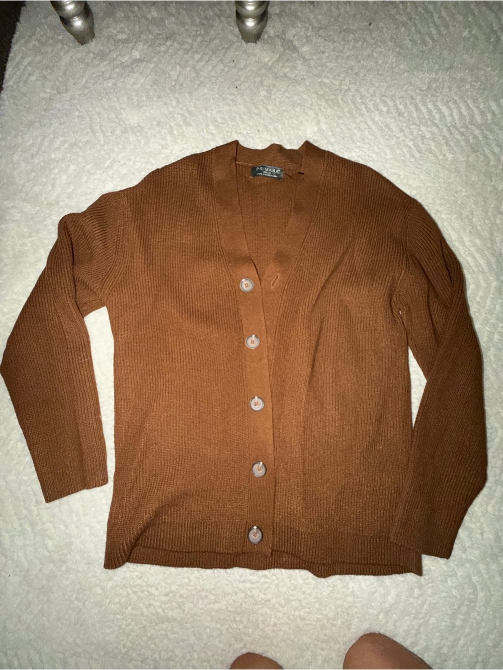 Primark Rust medium Brown Knit Cardigan